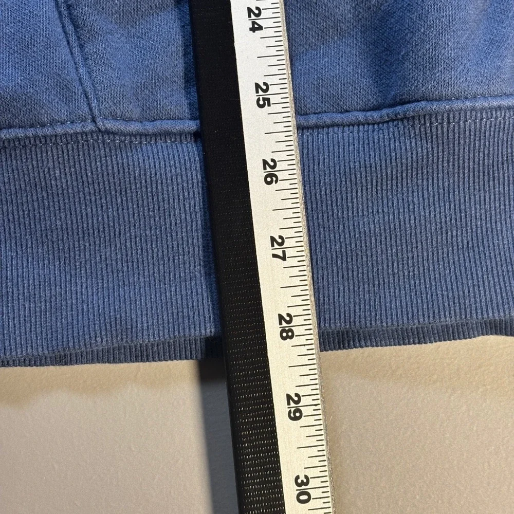 The North Face Hoodie Mens XL Blue‎ Sweatshirt Pullover Never Stop Exploring